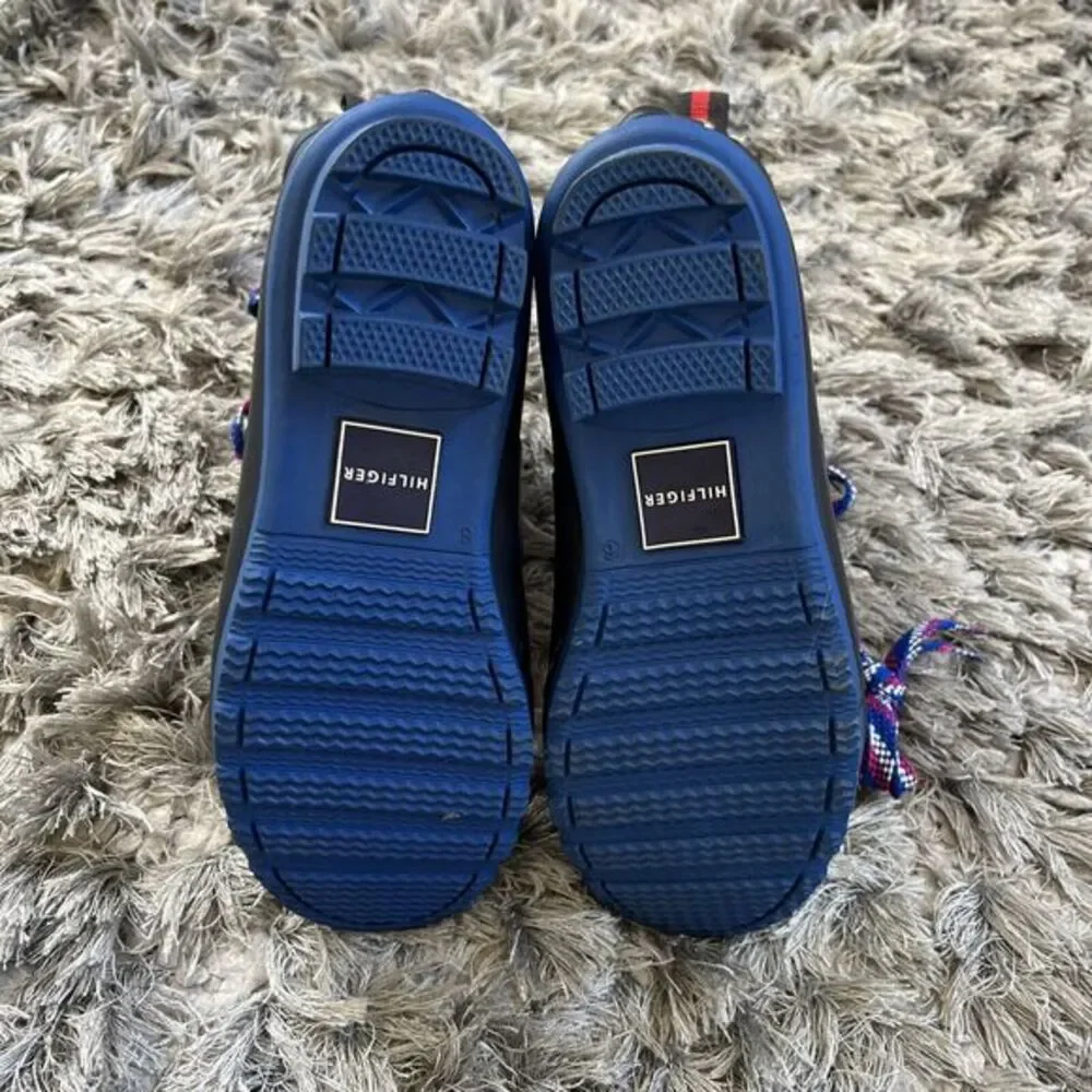 Tommy‎ Hilfiger Boots Girls 6 Renegade Ankle Lace Up Rubber